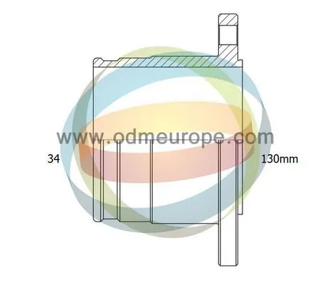 4X4 ESTANFI csuklókészlet, hajtótengely - EST-14-216045 - TothCarparts