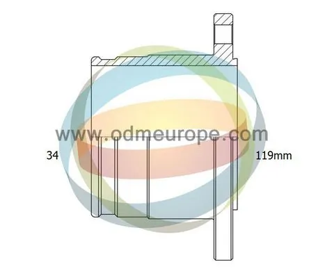 4X4 ESTANFI csuklókészlet, hajtótengely - EST-14-216090 - TothCarparts