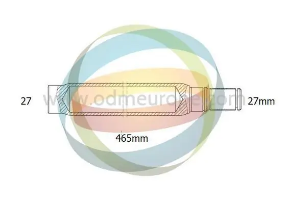 4X4 ESTANFI Tengelycsatlakozó, differenciálmű - EST-16-230040 - TothCarparts