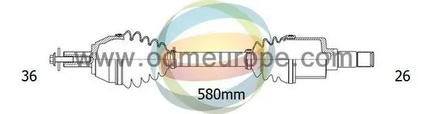 4X4 ESTANFI hajtótengely - EST-18-011830 - TothCarparts