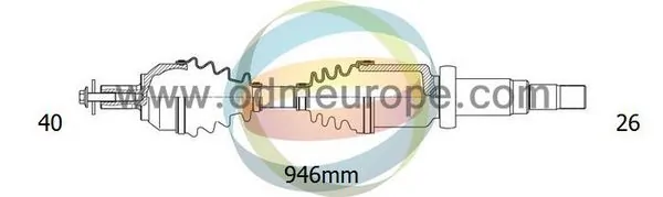 4X4 ESTANFI hajtótengely - EST-18-012630 - TothCarparts