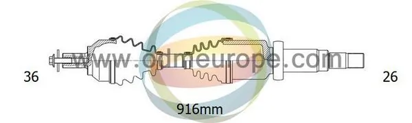 4X4 ESTANFI hajtótengely - EST-18-012780 - TothCarparts