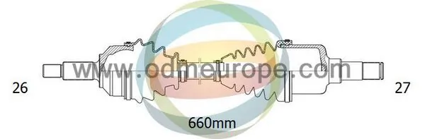 4X4 ESTANFI hajtótengely - EST-18-041470 - TothCarparts