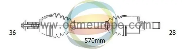 4X4 ESTANFI hajtótengely - EST-18-151430 - TothCarparts