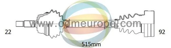 4X4 ESTANFI hajtótengely - EST-18-211160 - TothCarparts