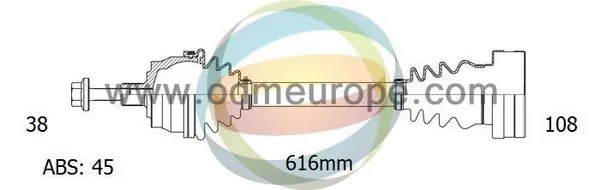 4X4 ESTANFI hajtótengely - EST-18-211821 - TothCarparts