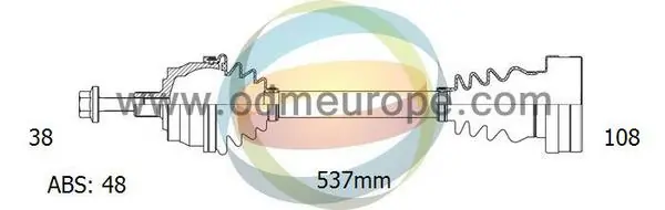 4X4 ESTANFI hajtótengely - EST-18-212081 - TothCarparts
