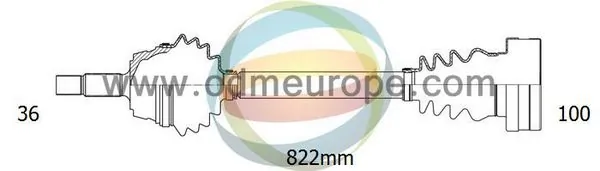 4X4 ESTANFI hajtótengely - EST-18-212180 - TothCarparts