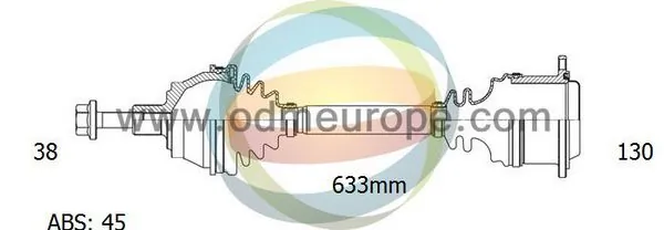 4X4 ESTANFI hajtótengely - EST-18-212241 - TothCarparts