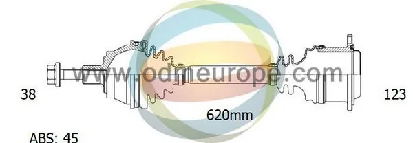 4X4 ESTANFI hajtótengely - EST-18-212661 - TothCarparts