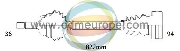 4X4 ESTANFI hajtótengely - EST-18-212670 - TothCarparts