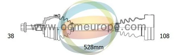 4X4 ESTANFI hajtótengely - EST-18-213010 - TothCarparts