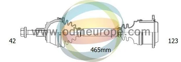 4X4 ESTANFI hajtótengely - EST-18-213180 - TothCarparts