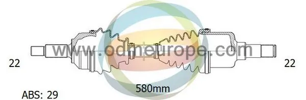4X4 ESTANFI hajtótengely - EST-18-231091 - TothCarparts