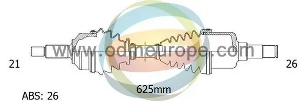 4X4 ESTANFI hajtótengely - EST-18-291092 - TothCarparts