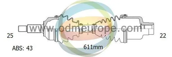 4X4 ESTANFI hajtótengely - EST-18-302141 - TothCarparts