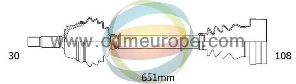 4X4 ESTANFI hajtótengely - EST-18-343030 - TothCarparts