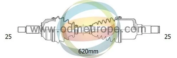 4X4 ESTANFI hajtótengely - EST-18-351070 - TothCarparts