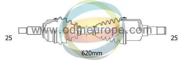 4X4 ESTANFI hajtótengely - EST-18-351080 - TothCarparts