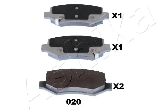4X4 ESTANFI fékbetétkészlet, tárcsafék - EST-51-00-020 - TothCarparts