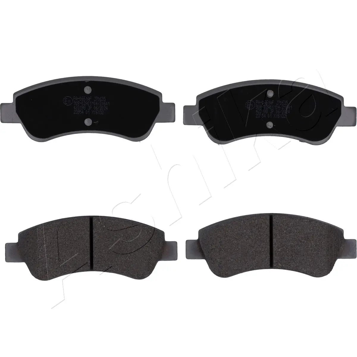 ASHIKA fékbetétkészlet, tárcsafék - 50-00-0661 - TothCarparts