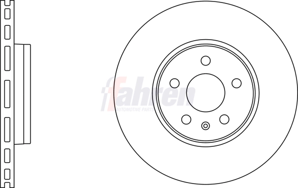 Fahren féktárcsa - FBD6288 - TothCarparts