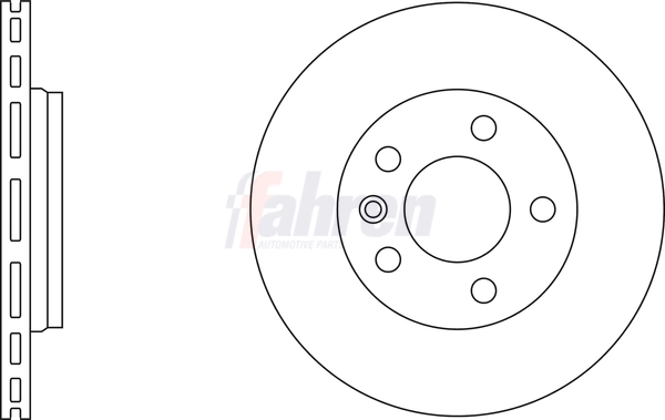 Fahren féktárcsa - FBD6022 - TothCarparts