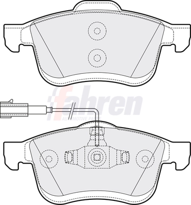 Fahren fékbetétkészlet, tárcsafék - FBP3824 - TothCarparts