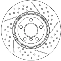 TRW féktárcsa - DF8787S - TothCarparts
