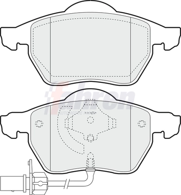 Fahren fékbetétkészlet, tárcsafék - FBP3015 - TothCarparts