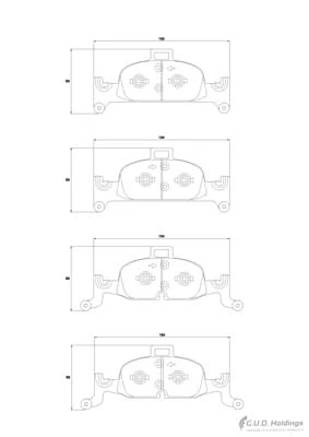 Safeline fékbetétkészlet, tárcsafék - D4188 - TothCarparts