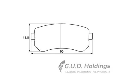 Safeline fékbetétkészlet, tárcsafék - D3792 - TothCarparts