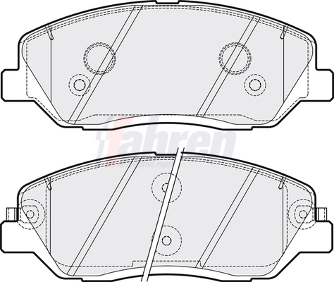 Fahren fékbetétkészlet, tárcsafék - FBP3222 - TothCarparts