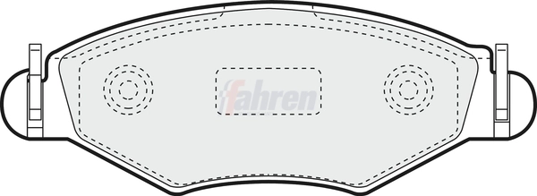 Fahren fékbetétkészlet, tárcsafék - FBP3033 - TothCarparts