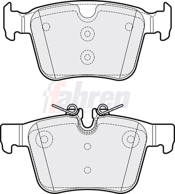 Fahren fékbetétkészlet, tárcsafék - FBP3729 - TothCarparts