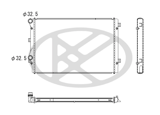 KOYORAD hűtő, motorhűtés - PL452940 - TothCarparts