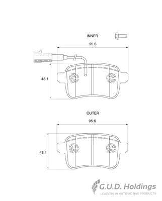 Safeline fékbetétkészlet, tárcsafék - D4059 - TothCarparts