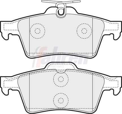 Fahren fékbetétkészlet, tárcsafék - FBP3061 - TothCarparts