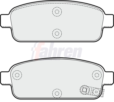 Fahren fékbetétkészlet, tárcsafék - FBP3269 - TothCarparts