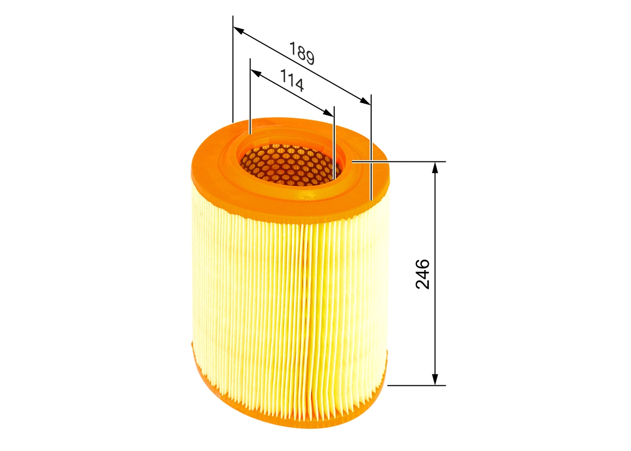 BOSCH légszűrő - F 026 400 039 - TothCarparts