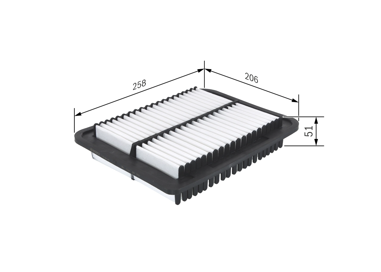 BOSCH légszűrő - F 026 400 353 - TothCarparts