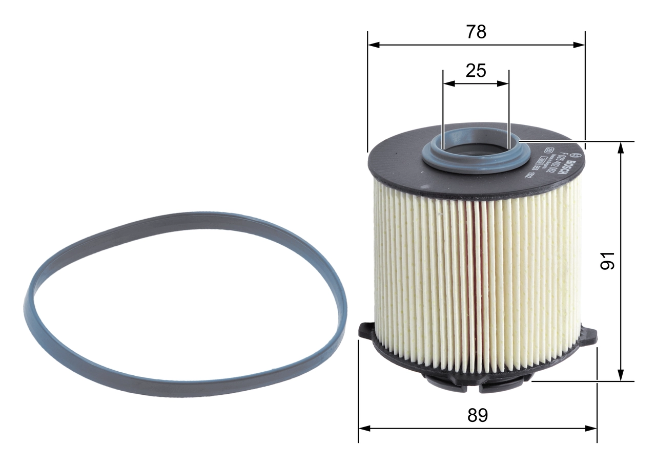 BOSCH Üzemanyagszűrő - F 026 402 062 - TothCarparts