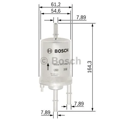 BOSCH Üzemanyagszűrő - F 026 403 008 - TothCarparts