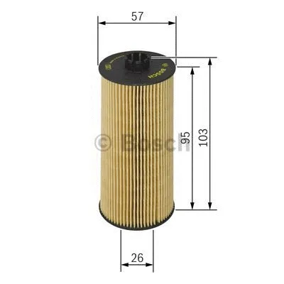 BOSCH olajszűrő - F 026 407 006 - TothCarparts