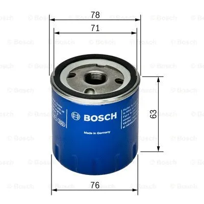 BOSCH olajszűrő - F 026 407 022 - TothCarparts