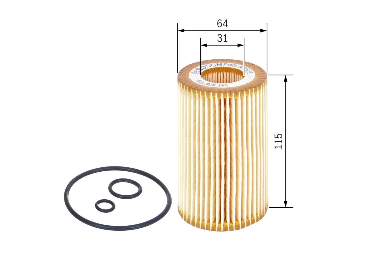 BOSCH olajszűrő - F 026 407 070 - TothCarparts