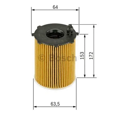 BOSCH olajszűrő - F 026 407 072 - TothCarparts