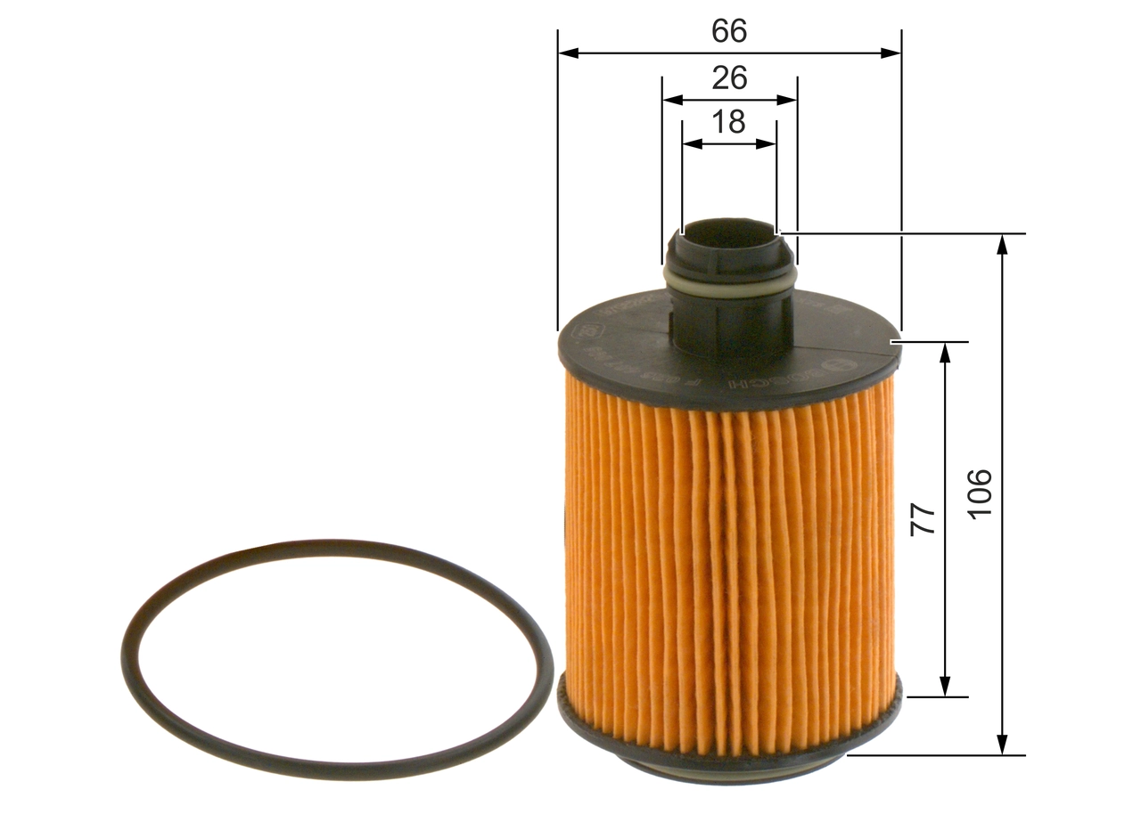 BOSCH olajszűrő - F 026 407 095 - TothCarparts