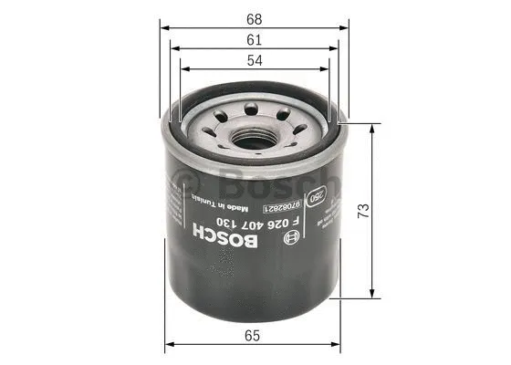 BOSCH olajszűrő - F 026 407 130 - TothCarparts