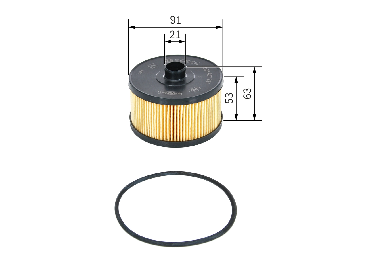 BOSCH olajszűrő - F 026 407 231 - TothCarparts